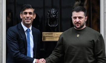 زيلينسكي لسوناك: نريد الأسلحة الضرورية لوقف روسيا<br>المملكة المتحدة 2025