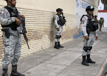 Mexican Natioanla Guard prepare a search mission for four U.S. citizens kidnapped by gunmen at Matamoros, Mexico, Monday, March 6, 2023. Mexican President Andres Manuel Lopez Obrador said the four Americans were going to buy medicine and were caught in the crossfire between two armed groups after they had entered Matamoros, across from Brownsville, Texas, on Friday. (AP Photo)