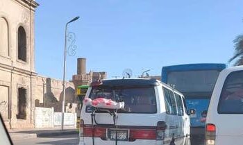 مشهد "طفل مكفن يسيل منه الدم على ظهر حافلة".. يثير الهلع بمصر 2025