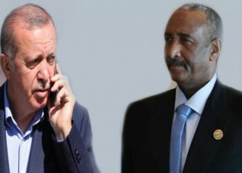 أردوغان يعرض على البرهان استضافة تركيا محادثات وقف إطلاق النار في السودان 2024