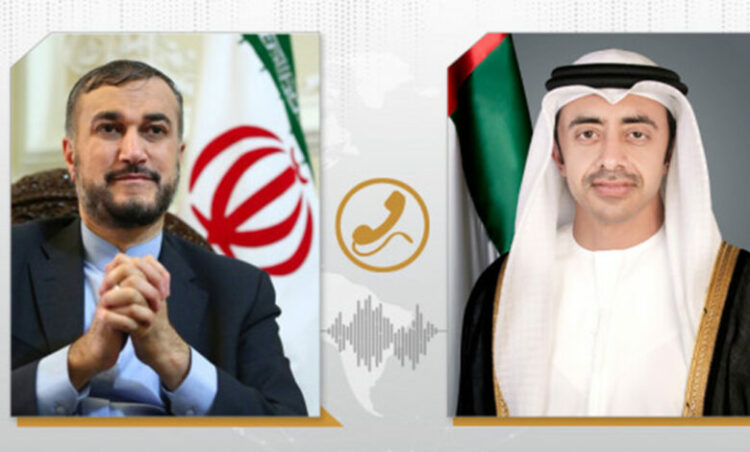 وزيرا خارجية الإمارات وإيران يبحثان العلاقات الثنائية والأوضاع في الخليج 2024