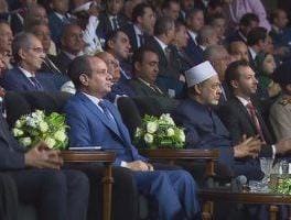 الرئيس المصرى: الدول تقوم بالعمل والتضحية وليس بالكلام 2024