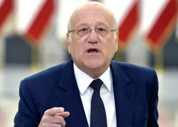 ميقاتي يعرب عن قلق لبنان من ارتفاع اعداد النازحين السوريين 2025