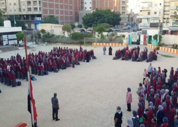 مدارس مصر تقف دقيقة حدادا على أرواح شهداء الشعب الفلسطيني| صور 2025