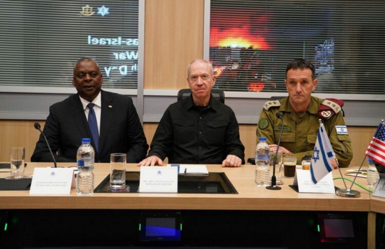 وزير الدفاع الإسرائيلي يعلن بنك أهداف في الحرب على حماس 2024