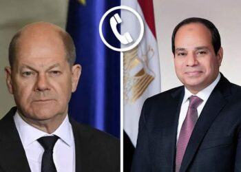 الرئيس المصري يبحث مع المستشار الألماني الجهود الرامية لوقف التصعيد بين الجانبين الفلسطيني والإسرائيلي 2024