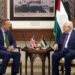 الرئيس الفلسطيني يبحث مع وزير الخارجية البريطاني الحرب على غزة 2024