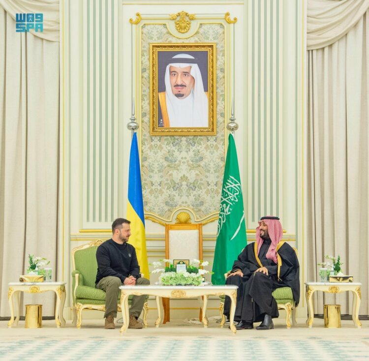 محمد بن سلمان يبحث مع زيلينسكي الأزمة الأوكرانية 2024