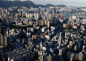 FILE PHOTO: A general view of skyline buildings, in Hong Kong, China July 13, 2021. REUTERS/Tyrone Siu/File Photo