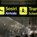 Airport signage showing passengers the route to the Schengen transfer area can be seen installed at Henri Coanda International Airport in Otopeni near Bucharest, Romania, March 31, 2024. Inquam Photos/Octav Ganea via REUTERS ATTENTION EDITORS - THIS IMAGE WAS PROVIDED BY A THIRD PARTY. ROMANIA OUT. NO COMMERCIAL OR EDITORIAL SALES IN ROMANIA