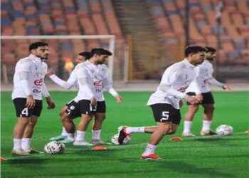 21 لاعباً في مران منتخب مصر استعدادا لبطولة كأس عاصمة مصر 2024