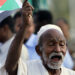 A supporter of Sudan's President Omar Hassan al-Bashir waves a flag during a national rally in Khartoum May 01, 2010. Bashir won Sudan's first open elections in 24 years. REUTERS/Mohamed Nureldin (Sudan - Tags: ELECTIONS POLITICS)