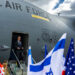 U.S. Secretary of State Antony Blinken disembarks from an aircraft as he arrives in Israel, as the push for a ceasefire between the Palestinian militant group Hamas and Israel continues, in Tel Aviv, March 22, 2024. REUTERS/Evelyn Hockstein/Pool