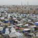 A tent camp housing Palestinians displaced by the Israeli offensive is seen in Rafah, Gaza Strip, Tuesday, Feb. 27, 2024. (AP Photo/Hatem Ali)