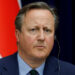 FILE PHOTO: Britain's Foreign Secretary David Cameron speaks during a press conference following talks with Kyrgyzstan's Foreign Minister Jeenbek Kulubayev in Bishkek, Kyrgyzstan, April 22, 2024. REUTERS/Vladimir Pirogov/File Photo