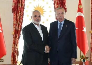 أردوغان يبحث مع هنية الوساطة بين حماس وإسرائيل 2024