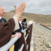 A handout picture provided by the Iranian presidency on May 19, 2024, shows Iran's President Ebrahim Raisi(L) and his Azeri counterpart Ilham Aliyev meeting at the site of Qiz Qalasi, the third dam jointly built by Iran and Azerbaijan on the Aras River, ahead of its inauguration ceremony. (Photo by Iranian Presidency / AFP) / === RESTRICTED TO EDITORIAL USE - MANDATORY CREDIT "AFP PHOTO / HO / IRANIAN PRESIDENCY" - NO MARKETING NO ADVERTISING CAMPAIGNS - DISTRIBUTED AS A SERVICE TO CLIENTS ===