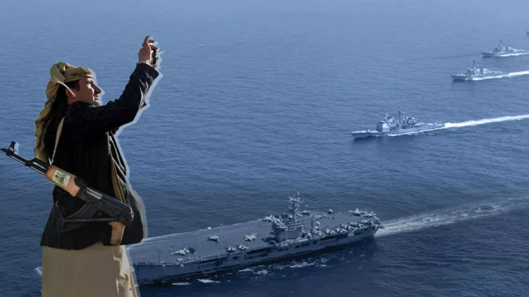 الجيش الأمريكي: "أنصار الله" دمرت بارجة حربية فوق خليج عدن 2024