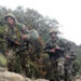 Soldiers arrive at the site of a military plane crash near the village of Ouled Gacem in eastern Algeria, about 500km (311 miles) from the capital Algiers February 12, 2014. The military transport plane carrying members of the Algerian armed forces and their relatives crashed into a mountain on Tuesday, killing 77 people, the worst air disaster in the North African country in a decade.   REUTERS/Louafi Larbi  (ALGERIA - Tags: TRANSPORT DISASTER MILITARY)