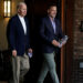 FILE PHOTO: U.S. President Joe Biden and his son Hunter Biden depart from Holy Spirit Catholic Church after attending Mass on St. Johns Island, South Carolina, U.S., August 13, 2022.      REUTERS/Joshua Roberts/File Photo