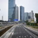 A view of an empty road during a protest as friends, family members and supporters of hostages, kidnapped on the deadly October 7 attack on Israel by Palestinian Islamist group Hamas, call for their release, amid the ongoing conflict between Israel and the Palestinian Islamist group Hamas from Gaza, in Tel Aviv, Israel, February 23, 2024. REUTERS/Dylan Martinez