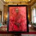 A portrait of Britain's King Charles by artist Jonathan Yeo is pictured at Buckingham Palace, London, Britain May 14, 2024. Aaron Chown/Pool via REUTERS NO RESALES. NO ARCHIVES.
