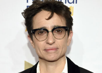 FILE - Masha Gessen attends the 68th National Book Awards Ceremony and Benefit Dinner at Cipriani Wall Street on Nov. 15, 2017, in New York. The U.S. journalist and author was convicted in absentia Monday, July 15, 2024 by a Moscow court on charges of spreading false information about the military and was sentenced to eight years in prison. (Evan Agostini/Invision/AP, File)