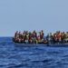 A handout obtained from the Cypriot government's Joint Rescue Coordination Centre (JRCC) on August 20, 2023 shows a migrant boat in Mediterranen waters east of Cape Greco in southeastern Cyprus ahead of a rescue operation. Cypriot authorities rescued 86 migrants on August 20 after their boat got into difficulty 12 nautical miles off the Mediterranean island's southeast coast, officials said. (Photo by Joint Rescue Coordination Centre (JCC) / AFP) / RESTRICTED TO EDITORIAL USE - MANDATORY CREDIT "AFP PHOTO / CYPRUS' JOINT RESCUE COORDINATION CENTER " - NO MARKETING NO ADVERTISING CAMPAIGNS - DISTRIBUTED AS A SERVICE TO CLIENTS