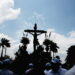 People take part in the Good Friday procession at the courtyards of the Metropolitan Cathedral, in Managua, Nicaragua March 29, 2024. REUTERS/Maynor Valenzuela