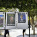 People walk past electoral posters ahead of the Sept.7 2024 presidential election in Algiers, Wednesday, Aug.21, 2024. (AP Photo/Fateh Guidoum)