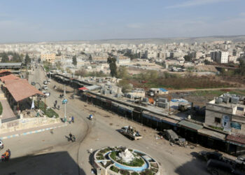 A general view of the city of Afrin, Syria March 20, 2018. REUTERS/Khalil Ashawi