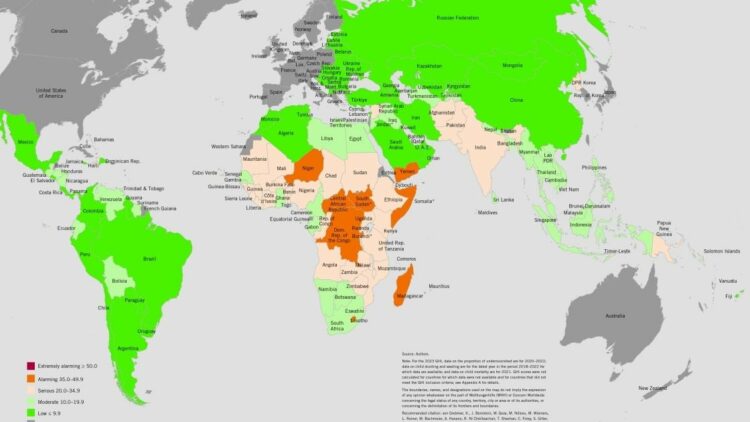 تصنيف الدول حسب مؤشرات الجوع.. اعرف بلدك فين من القائمة ! 2024