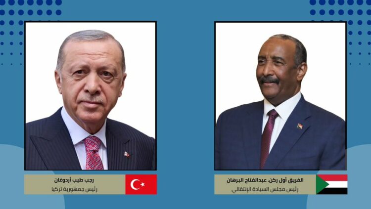 أردوغان يؤكد لـ البرهان استعداد تركيا لدعم السودان والوساطة في الخلافات مع الإمارات 2024