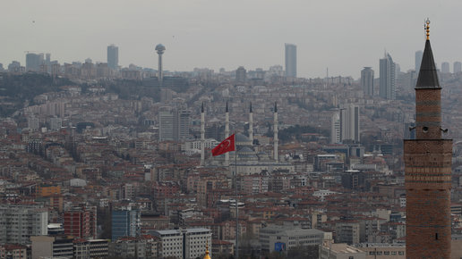 تركيا :نتعاون عسكريا مع سوريا الآن للقضاء على الأكراد ومواجهة إسرائيل 1 A general view of residential and commercial areas in Ankara, Turkey, April 1, 2019. REUTERS/Umit Bektas