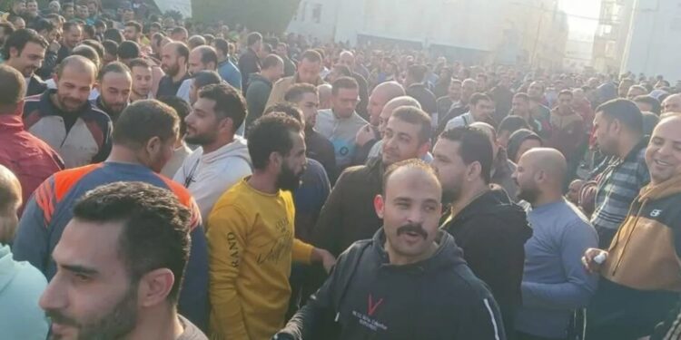 إضراب عمال “النساجون الشرقيون” احتجاجًا على تراجع قيمة العلاوة السنوية 1 إضراب عمال “النساجون الشرقيون” احتجاجًا على تراجع قيمة العلاوة السنوية 2025