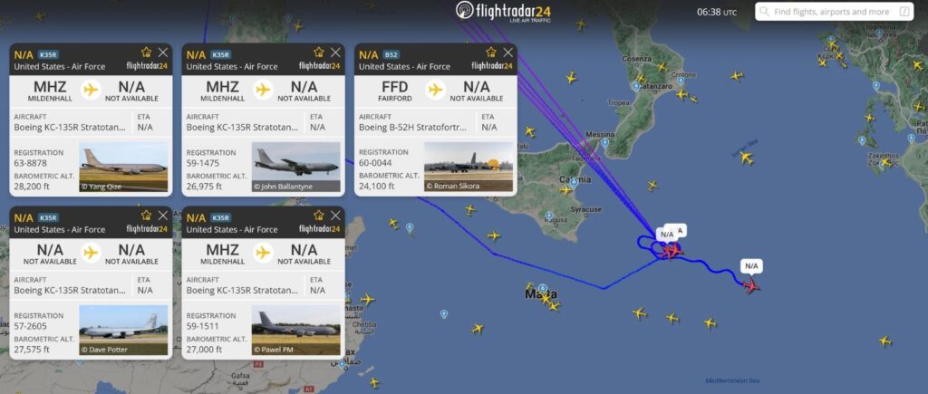 منع قاذفات B-52H الأمريكية من دخول المجال الجوي المصري "صور" 2025
