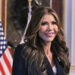 The incoming US Secretary of Homeland Security Kristi Noem smiles as she enters a ceremonial room ahead of her planned swearing in ceremony at the Eisenhower Executive Office Building on January 25, 2025 in Washington, DC. The US Senate on Saturday confirmed South Dakota governor Kristi Noem to lead the Department of Homeland Security (DHS), a key agency in President Donald Trump's push to clamp down on illegal immigration. (Photo by ROBERTO SCHMIDT / AFP)