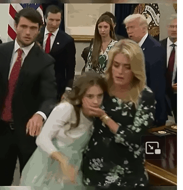 إنهاء مؤتمر لترامب بعد إغماء طفلة خلال مؤتمر صحفى بالبيت الابيض 1 إنهاء مؤتمر لترامب بعد إغماء طفلة خلال مؤتمر صحفى بالبيت الابيض 2025
