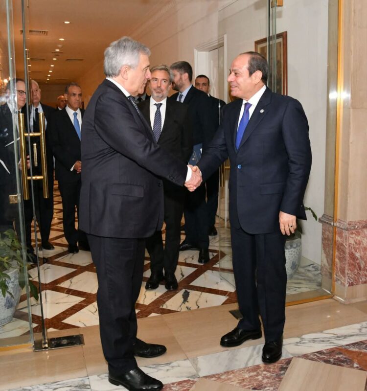 تفاصيل… لقاء الرئيس السيسي مع نائب رئيس مجلس الوزراء الايطالى 2025