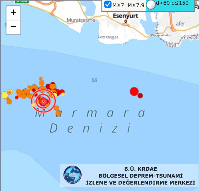 خبير جيوفيزيائي: زلزال إسطنبول الأخيرة قد تكون مؤشراً على خطر قادم 1 خبير جيوفيزيائي: زلزال إسطنبول الأخيرة قد تكون مؤشراً على خطر قادم 2025