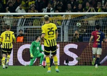 فى مباراة مثيرة وصعبة ..دورتموند يهزم برشلونة ويطيح باحلامه ببطولة دوري أبطال أوروبا. 2025