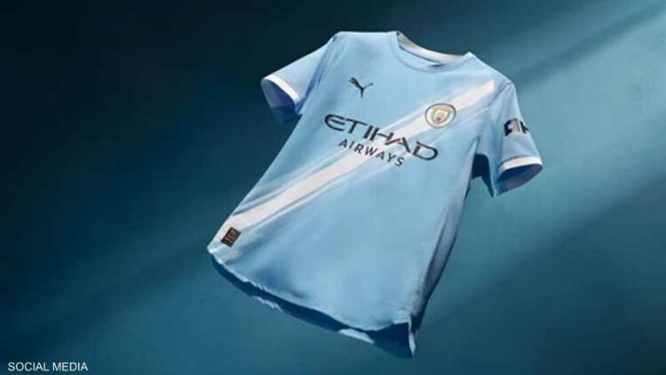 الراعى الرسمى مفاجأة …مانشستر سيتي يكشف عن قميصه الجديد للموسم المقبل 1 الراعى الرسمى مفاجأة …مانشستر سيتي يكشف عن قميصه الجديد للموسم المقبل 2025