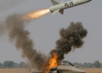 يوم أسود لرافال: سقوط المقاتلة الهندية بصاروخ صيني يسئ لسمعة "جوهرة" فرنسا 2025