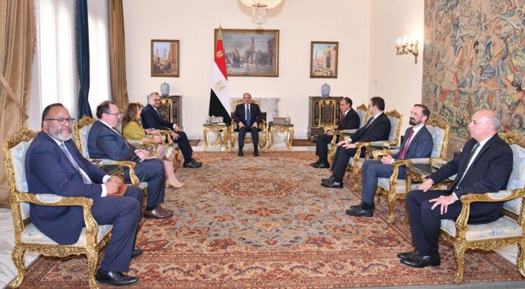 السيسي يبحث مع مسعد بولس كبير مستشاري ترامب وقف إطلاق النار في غزة والأوضاع في ليبيا والسودان 1 السيسي يبحث مع مسعد بولس كبير مستشاري ترامب وقف إطلاق النار في غزة والأوضاع في ليبيا والسودان 2025