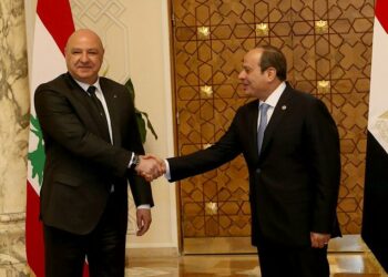 عون خلال مؤتمر صحفي مع السيسي يوجه رسائل لإسرائيل وسوريا 2025