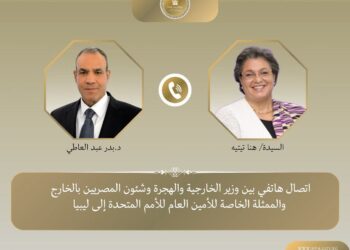 في اتصال مع هانا تيتيه.. عبد العاطي: ليبيا أولوية للأمن القومي المصري 2025