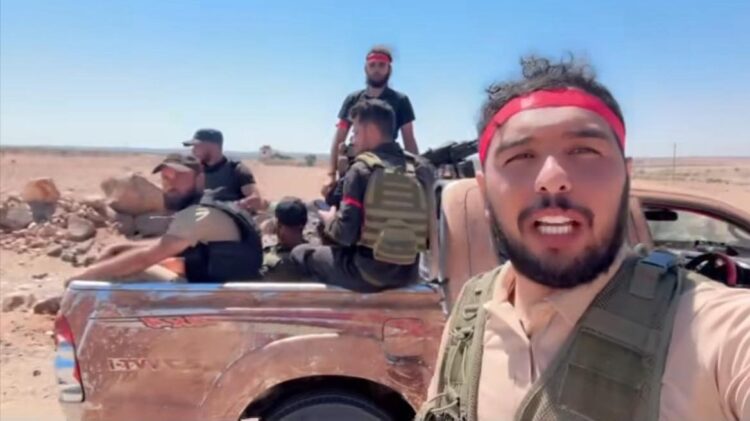 فيديو يوثق مشاركة "جيش العشائر" في حصار السويداء 2025