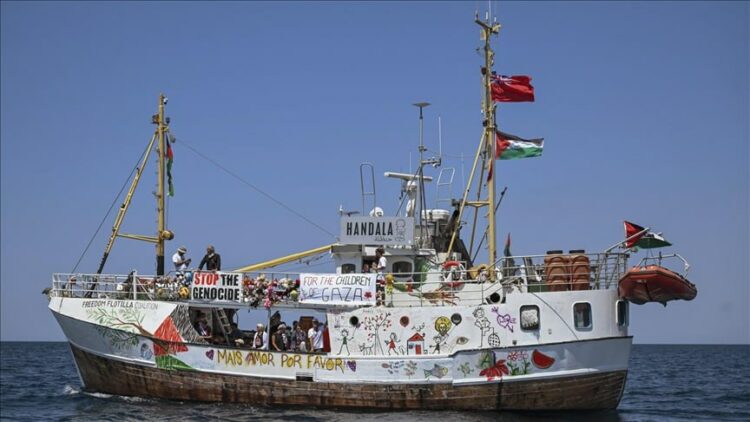 فقدان الاتصال بسفينة «حنظلة» المتجهة لكسر حصار غزة … ومخاوف من اعتراض إسرائيلي 2025