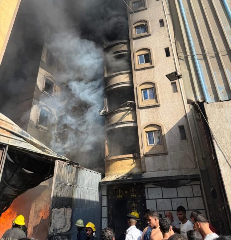 تفاصيل حريق هائل في بولاق أبو العلا قلب العاصمة المصرية 2026