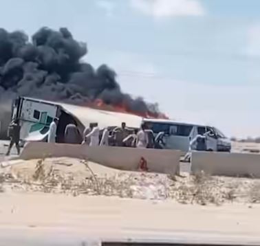 شاهد حادث مروّع طريق مطروح الاسكندرية شمال مصر: تصادم 12 مركبة يخلف قتلى وجرحى 1 شاهد حادث مروّع طريق مطروح الاسكندرية شمال مصر: تصادم 12 مركبة يخلف قتلى وجرحى 2025